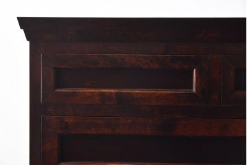 中古　松本民芸家具　503型　直線のデザインが目を引く整理箪笥(引き出し、衣装箪笥、チェスト)(定価約28万円)(2)