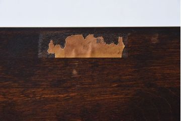 中古　松本民芸家具　503型　直線のデザインが目を引く整理箪笥(引き出し、衣装箪笥、チェスト)(定価約28万円)(2)