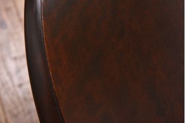 中古　北海道民芸家具　HM472シリーズ　シックな円形テーブル(定価約23万円)