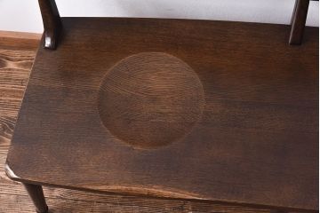 中古　柏木工　ウィルダネス(WILDERNESS)シリーズ　K136　美しいデザインのベンチ