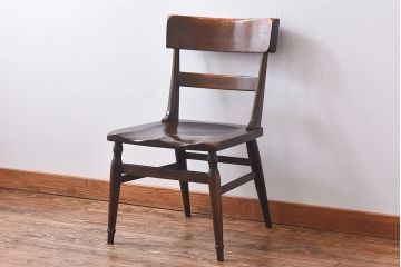 中古　柏木工　ウィルダネス(WILDERNESS)シリーズ　K132　サイドチェア(ダイニングチェア、椅子)(1)