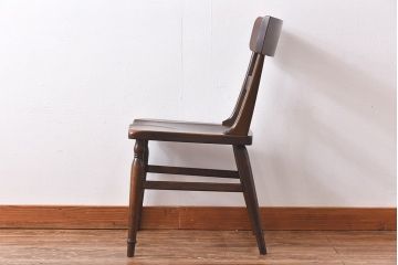 中古　柏木工　ウィルダネス(WILDERNESS)シリーズ　K132　サイドチェア(ダイニングチェア、椅子)(1)