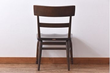 中古　柏木工　ウィルダネス(WILDERNESS)シリーズ　K132　サイドチェア(ダイニングチェア、椅子)(1)