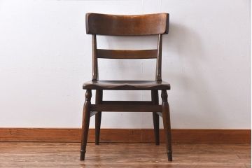 中古　柏木工　ウィルダネス(WILDERNESS)シリーズ　K132　サイドチェア(ダイニングチェア、椅子)(1)