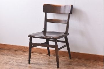 中古　柏木工　ウィルダネス(WILDERNESS)シリーズ　K132　サイドチェア(ダイニングチェア、椅子)(2)