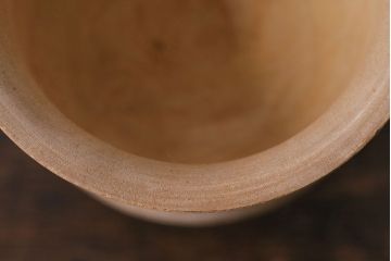 アンティーク雑貨　イギリス製　木のそのままの風合いが魅力のスパイスマッシャー(すり鉢)