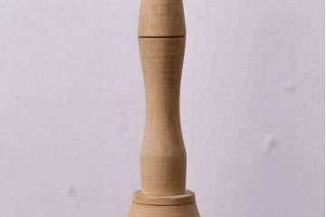 アンティーク雑貨　イギリス製　木のそのままの風合いが魅力のスパイスマッシャー(すり鉢)