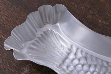 アンティーク雑貨　イギリス製　English Ironstone 魚の形のチョコレートモールド(ゼリーモールド、型、ディスプレイ)