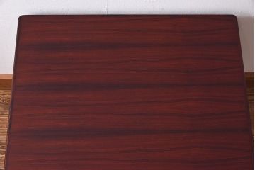 北欧ビンテージ　美品　ローズウッド材の色味が魅力的なコーヒーテーブル(サイドテーブル)(2)