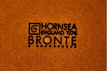イギリスビンテージ　HORNSEA(ホーンジー) BRONTE(ブロンテ) サイドプレート(ケーキプレート、平皿)2枚セット(1)