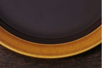 アンティーク雑貨　イギリスビンテージ　HORNSEA(ホーンジー) BRONTE(ブロンテ) プレート(ケーキ皿)2枚セット