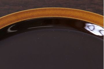 アンティーク雑貨　イギリスビンテージ　HORNSEA(ホーンジー) BRONTE(ブロンテ) プレート(ケーキ皿)2枚セット