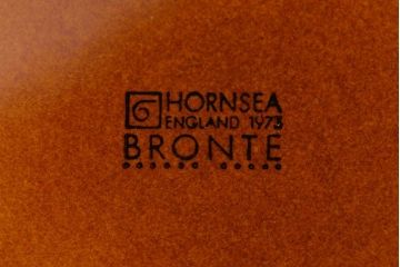 アンティーク雑貨　イギリスビンテージ　HORNSEA(ホーンジー) BRONTE(ブロンテ) プレート(ケーキ皿)2枚セット