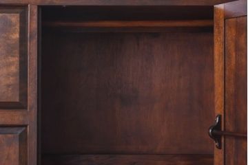 中古美品　松本民芸家具　#501型洋服タンス(ワードローブ、衣装箪笥、収納棚)(定価約40万円)