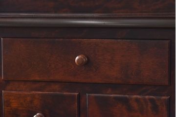 中古美品　松本民芸家具　C型食器棚(カップボード、飾り棚、収納棚、キャビネット)(定価約66万円)