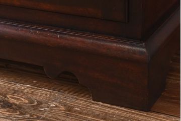 中古美品　松本民芸家具　C型食器棚(カップボード、飾り棚、収納棚、キャビネット)(定価約66万円)