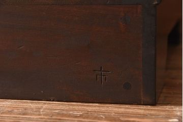 中古美品　松本民芸家具　C型食器棚(カップボード、飾り棚、収納棚、キャビネット)(定価約66万円)