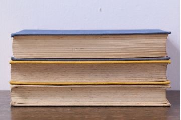 アンティーク雑貨　イギリスアンティーク　古い趣が魅力的な本(洋書、古書、英字本)3冊セット(1)