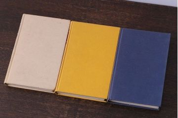 アンティーク雑貨　イギリスアンティーク　古い趣が魅力的な本(洋書、古書、英字本)3冊セット(1)
