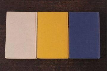 アンティーク雑貨　イギリスアンティーク　古い趣が魅力的な本(洋書、古書、英字本)3冊セット(1)