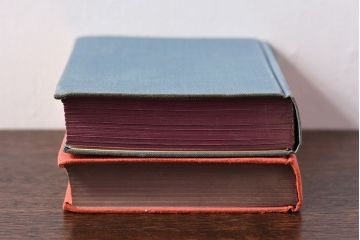 アンティーク雑貨　イギリスアンティーク　飾るだけで様になる本(洋書、古書、英字本)2冊セット