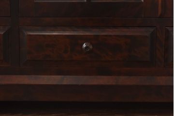 中古　北海道民芸家具　#138　落ち着いた色味のサイドボード(収納棚、戸棚)