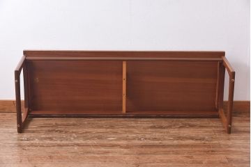 ヴィンテージ家具　北欧ビンテージ　G-PLAN(ジープラン)　温かみのあるチーク材のセンターテーブル(ローテーブル、リビングテーブル)