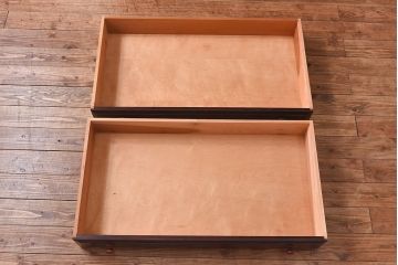中古　松本民芸家具　シックで上質なワードローブ(衣装箪笥、収納棚)(定価約52万円)