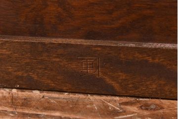 中古　松本民芸家具　シックで上質なワードローブ(衣装箪笥、収納棚)(定価約52万円)