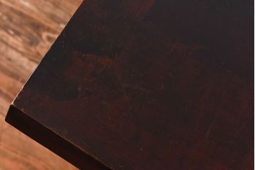 中古　北海道民芸家具　シンプルなデザインのライティングビューロー(簿記机、在宅ワーク、在宅用デスク)