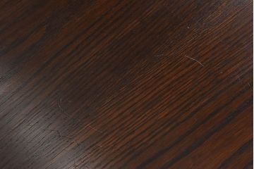 アンティーク雑貨　イギリスビンテージ　上品なオーク材の質感が魅力的な六角形サイドテーブル(ローテーブル、センターテーブル、コーヒーテーブル、花台)