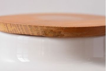 アンティーク雑貨　イギリスビンテージ　HORNSEA(ホーンジー)　FLEUR(フルール)　ビスケットキャニスター(保存容器、ジャー)