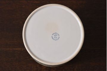 アンティーク雑貨　イギリスビンテージ　HORNSEA(ホーンジー)　FLEUR(フルール)　ビスケットキャニスター(保存容器、ジャー)