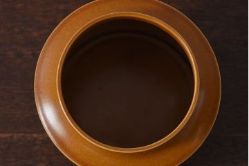 アンティーク雑貨　イギリスビンテージ　HORNSEA(ホーンジー)　SAFFRON(サフラン)シリーズ　キャニスター(保存容器、ジャー)