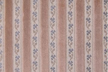 中古　イタリア家具　クラシカルなデザインの布張りダイニングチェア(椅子、ワークチェア)(2)