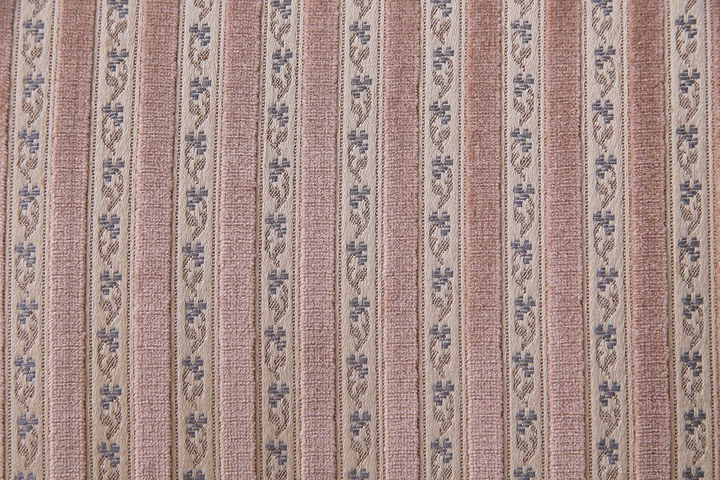 中古　イタリア家具　クラシカルなデザインの布張りダイニングチェア(椅子、ワークチェア)(3)