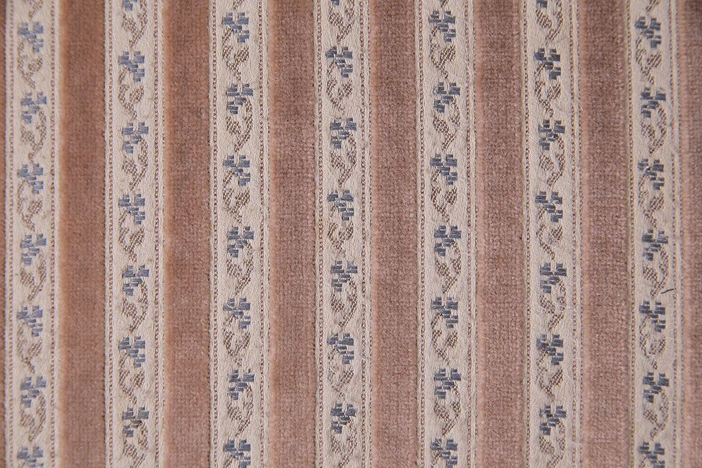 中古　イタリア家具　クラシカルなデザインの布張りダイニングチェア(椅子、ワークチェア)(3)