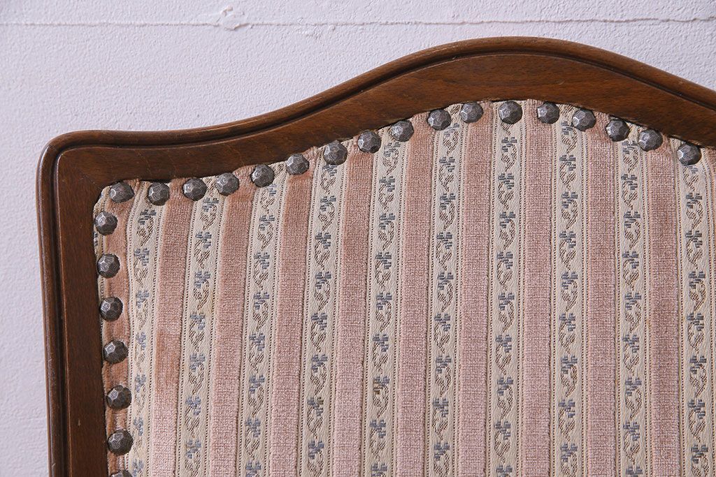 中古　イタリア家具　座り心地のいいクッションシートのダイニングチェア(椅子、ワークチェア)(1)