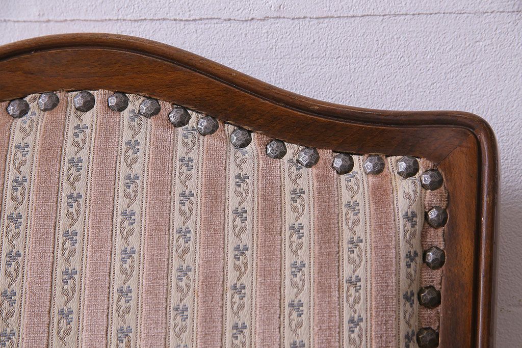 中古　イタリア家具　座り心地のいいクッションシートのダイニングチェア(椅子、ワークチェア)(1)