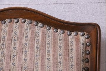 中古　イタリア家具　座り心地のいいクッションシートのダイニングチェア(椅子、ワークチェア)(1)