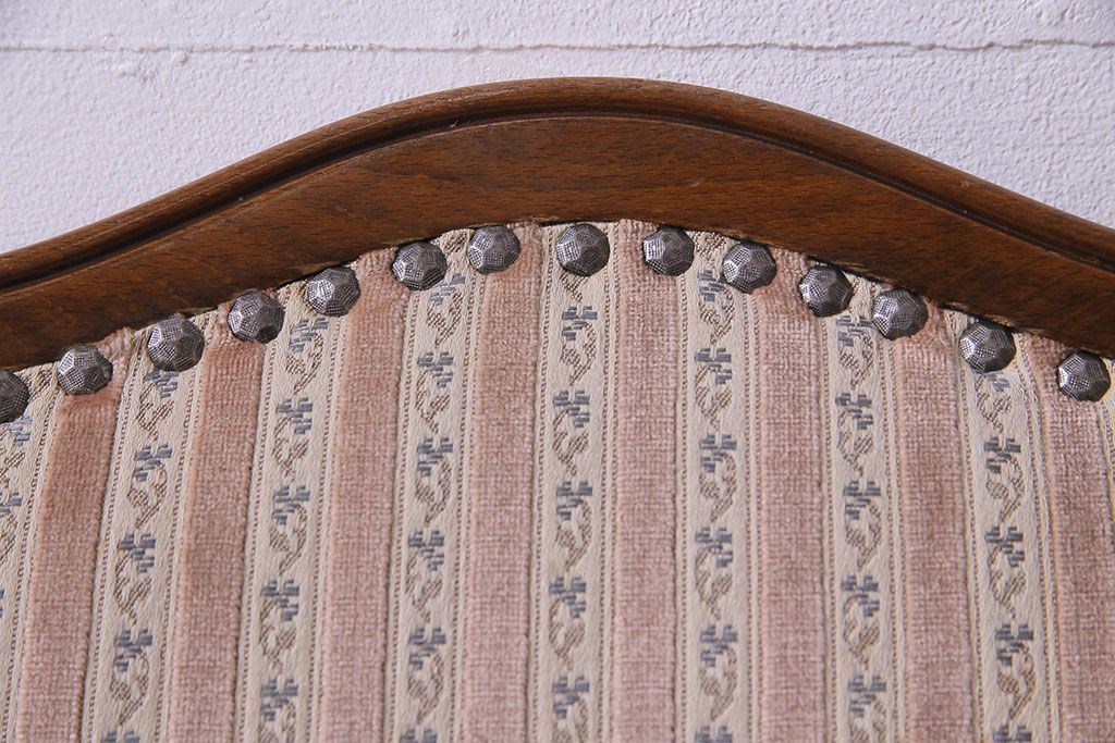 中古　イタリア家具　座り心地のいいクッションシートのダイニングチェア(椅子、ワークチェア)(1)