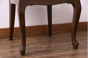 中古　イタリア家具　座り心地のいいクッションシートのダイニングチェア(椅子、ワークチェア)(1)