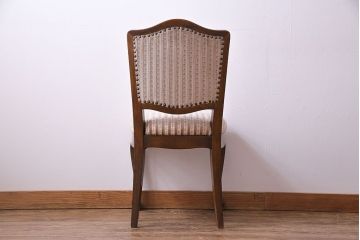 中古　イタリア家具　座り心地のいいクッションシートのダイニングチェア(椅子、ワークチェア)(1)