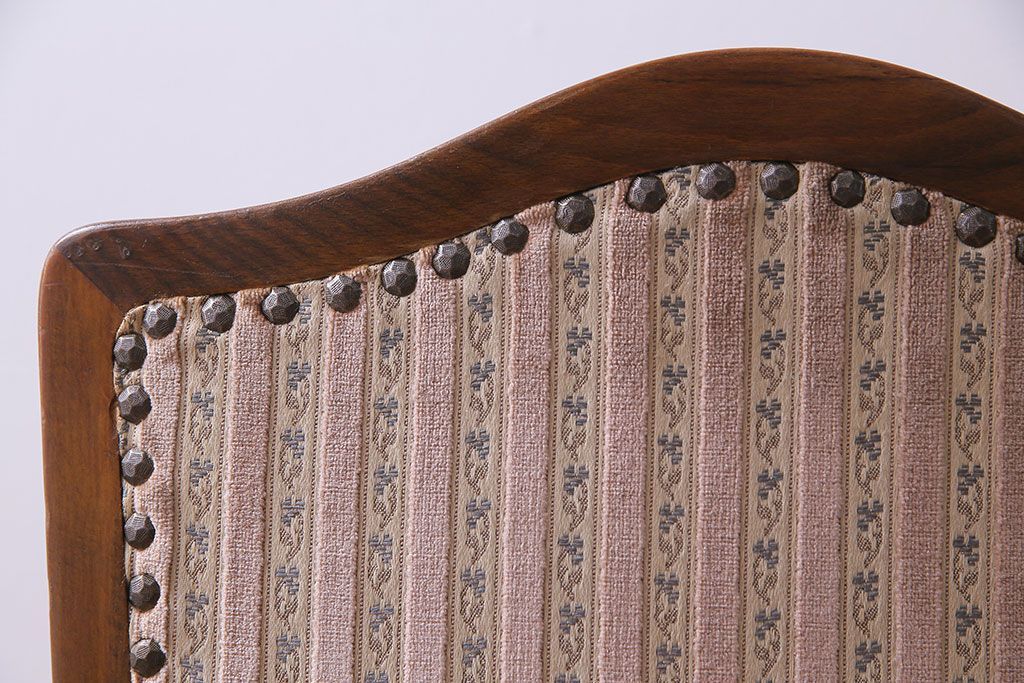 中古　イタリア家具　座り心地のいいクッションシートのダイニングチェア(椅子、ワークチェア)(1)