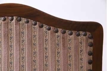 中古　イタリア家具　座り心地のいいクッションシートのダイニングチェア(椅子、ワークチェア)(1)