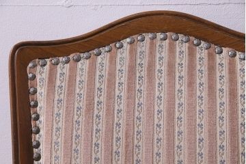 中古　イタリア家具　座り心地のいいクッションシートのダイニングチェア(椅子、ワークチェア)(2)