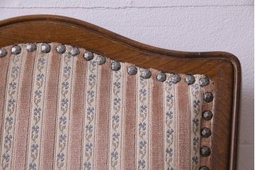 中古　イタリア家具　座り心地のいいクッションシートのダイニングチェア(椅子、ワークチェア)(2)