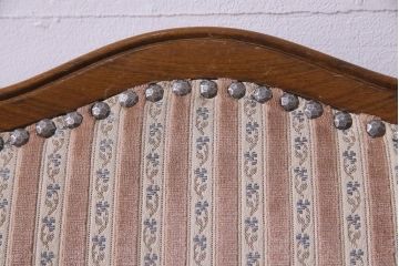 中古　イタリア家具　座り心地のいいクッションシートのダイニングチェア(椅子、ワークチェア)(2)