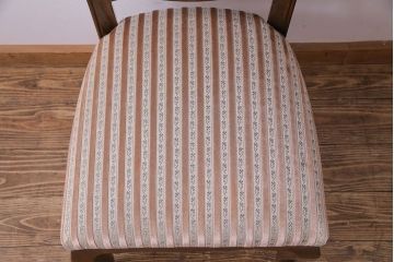 中古　イタリア家具　座り心地のいいクッションシートのダイニングチェア(椅子、ワークチェア)(2)