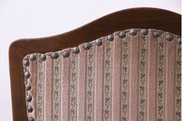 中古　イタリア家具　座り心地のいいクッションシートのダイニングチェア(椅子、ワークチェア)(2)